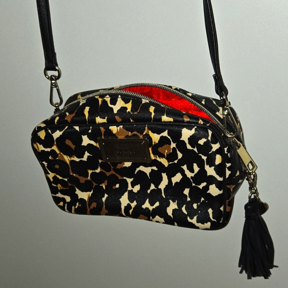 Victoria Secret Small animal print cross-body bag